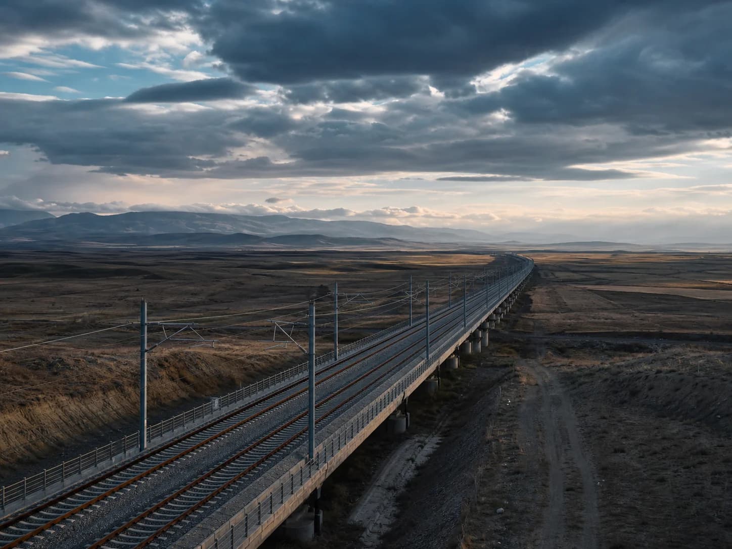 Ankara-Sivas high-speed railway design — illustrative image, not an on-site photograph